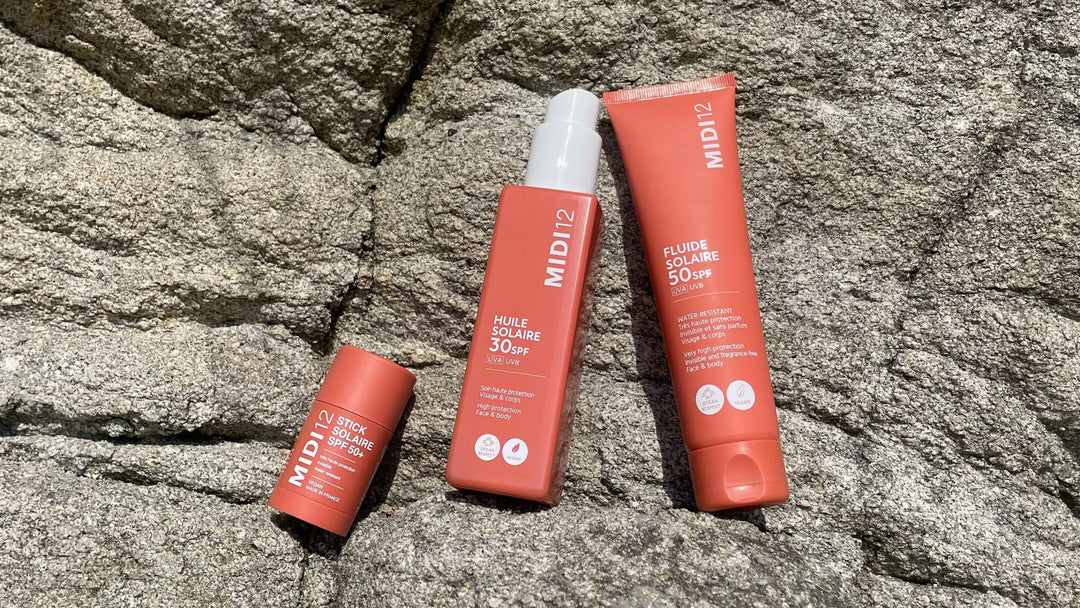 SPF 50 trio solaire stick huile crème