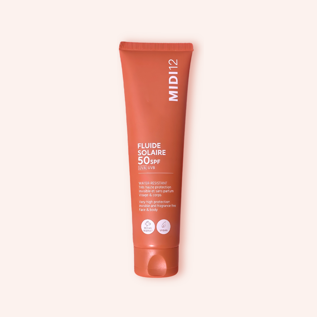 creme solaire sans traces blanches non comédogène